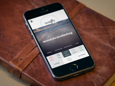 noselfie.com - share app ios iphone share ui ux