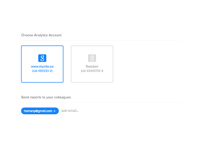Choose Account angular.js css flat flat ui html node.js ui web app