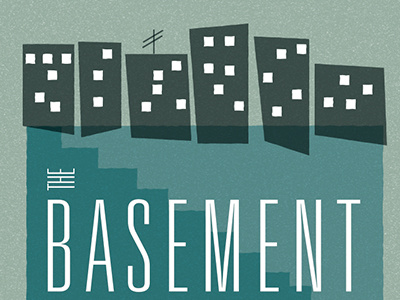 The Basement basement city gig poster hip hop illustrator