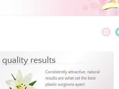 Dr. Armando Soto bokeh plastic surgery web design