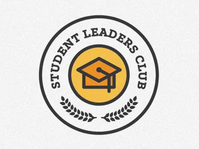 Student Leaders Club Badge Logo badge club graduation graduation cap leaders logo student
