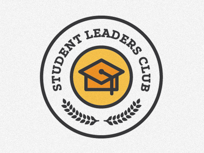 Student Leaders Club Badge Logo badge club graduation graduation cap leaders logo student