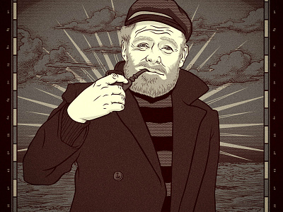 Sea Smoke illustration packaging portrait