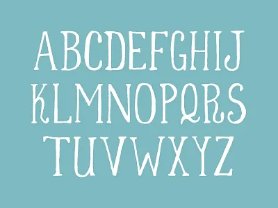 the Weezie font font hand drawn font type