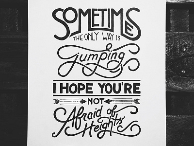 Gavin DeGraw Lettering drawing hand drawn hand lettering lettering lyrics music quote type typography