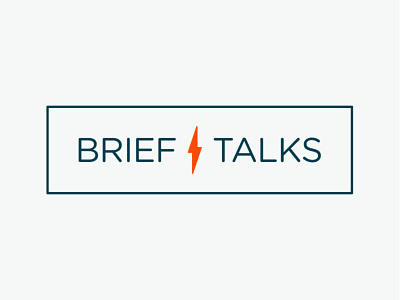 Brief Talks bolt branding brief logo mutte talks