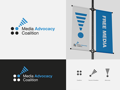 Media Advocacy Coalition branding creative design free media graphic design logo ngo ngo logo simple