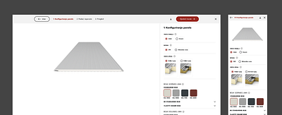 Configurator design - thermal insulation ux