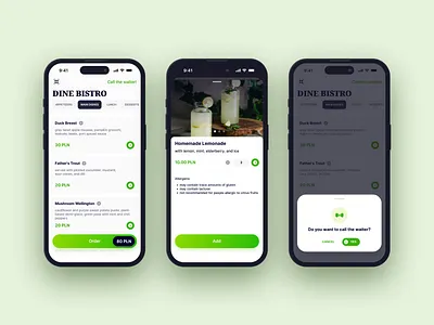 DineCloud - Menu Browser bar code digital fintech food hospitality hotel meal menu order payment qr restaurant scanner
