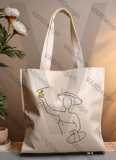 NATURE(NATURAL) books illustration logo tote bags