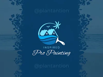 Inspired Pro Painting graphic design logo