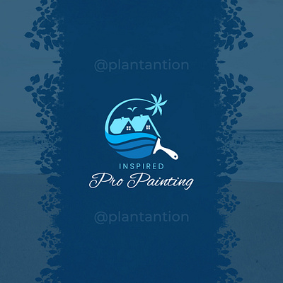 Inspired Pro Painting graphic design logo