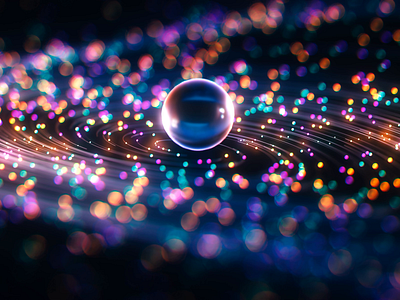 Particle trails CGI animation 3d 3d animation 3d motion animation cgi colors motion graphics orb particle trails particles premium sphere trails