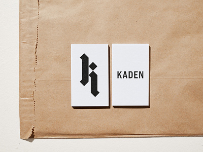 Kaden brand design brand identity branding brandmark custom letter custom logo custom logo design identity identity design identity designer k k logo letter logo logo logo design logo designer logo mark mark typography visual identity