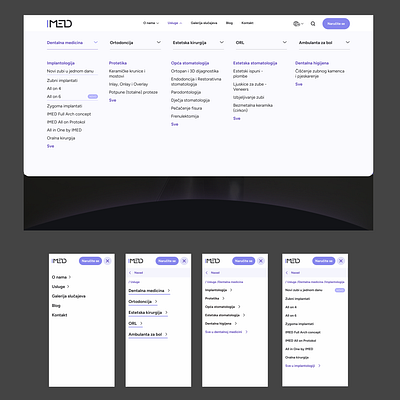 Builder components and design for content based website builder ui ux website