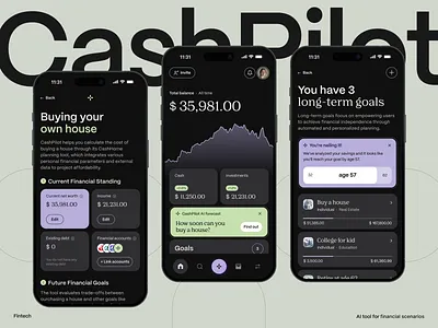 CashPilot – Mobile App UI Design for Fintech app app screen banking app banking ui core app dashboard fake cash app balance screenshot fintech fintech app fintech branding fintech dashboard fintech landing page fintech logo fintech saas fintech website mobile mobile app design mobile app ui mobile dashboard mobile login money design