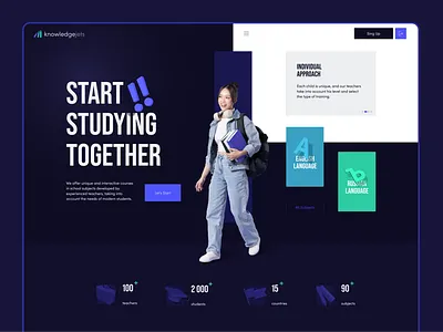 Educational platform design education learning platform schools ui website