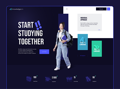 Educational platform design education learning platform schools ui website