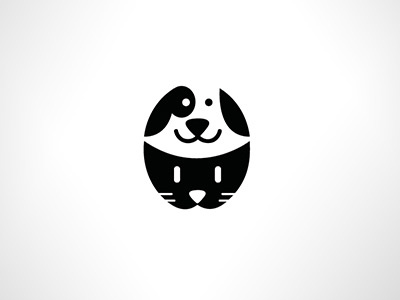 Pet Logo Mark animal cat dog fur pets