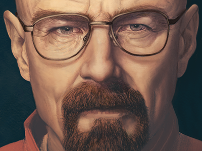 Growth, Decay and Transformation bad breaking digital heisenberg illustration portrait