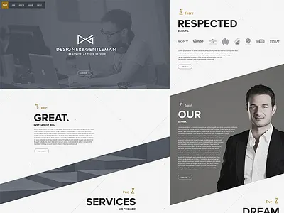 Designer & Gentleman case studies design designer designer gentleman gentleman studio ui website