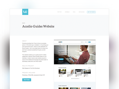 New Portfolio Project Page clean design layout minimal portfolio simple web website white