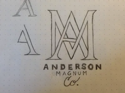 Logo Concept branding lettering logo organic