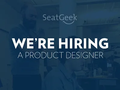 SeatGeek is Hiring hiring jobs seatgeek