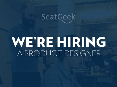 SeatGeek is Hiring hiring jobs seatgeek