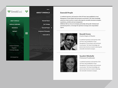 Work in progress ui ux vertical navigation web