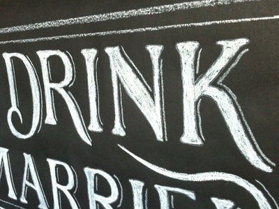…Drink… chalk chalkboard handlettering lettering type