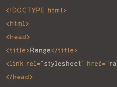 Range Update cool font letters type