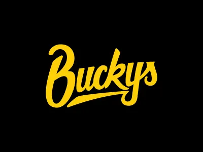 Buckys Auto branding handdrawn identity logo type typography vector