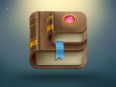 Book icon book icon illustration ios