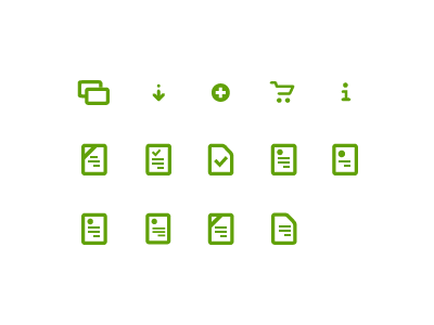 Custom icon set icons