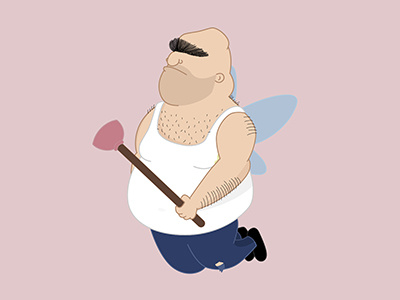 The Poop Fairy cartoon character fairy illustration plumber
