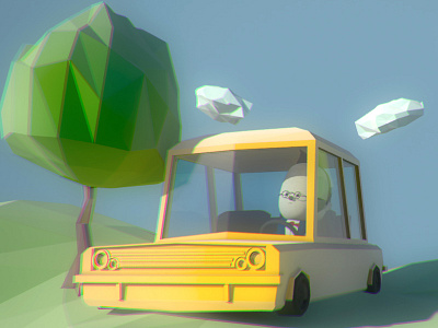 Lowpolytest 3d 3d illustration 3d model 3dsmax character lowpoly render