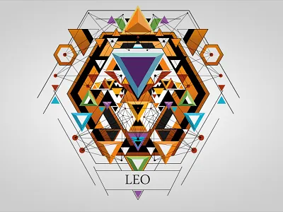 Leo design leo sign symbol zodiac
