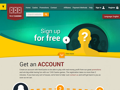 NextCasino Preview angular angularjs css design front end development html interaction interaction design interface js nextcasino web