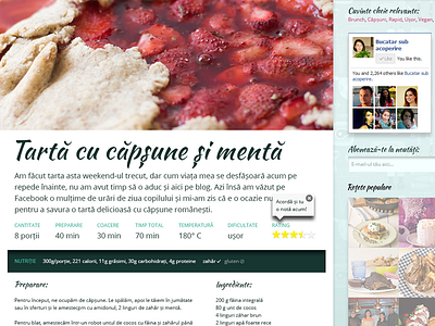 Bucătar Sub Acoperire blog bucatar bucatarie bucătar cook cooking design interface recipe reteta website