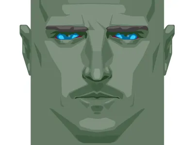 Pinkman breaking bad portrait vector