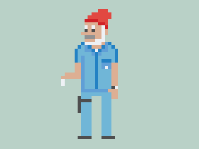 Bill Murray - Life Aquatic bill murray illustration life aquatic pixel steve zissou