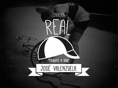Carrera Real | Real race art direction bike illustrator logo tribute vintage