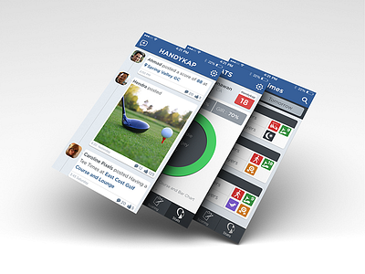 Golf App activities apps golf ios report social networking sport statistics stats