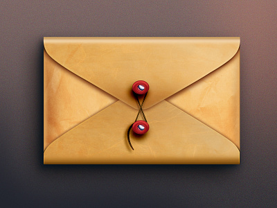 Evelope buttons cover evelope string texture