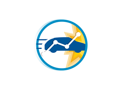 Road traffic safety "icon-like" logo accident analytics badge car crash crash icon illustration road road accidents smash statistic statistics