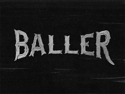 Photoshop Drybrush Technique chalk drybrush lettering photoshop texture typography vintage