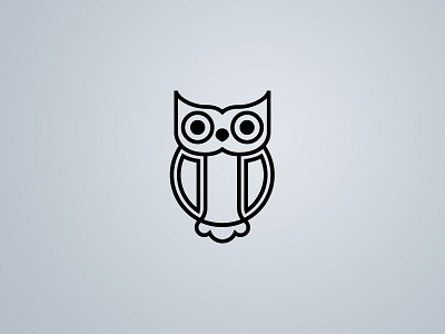 the Birds of Night - illustration bird branding geometry identity illustration logo owl poster simple symmetry vector