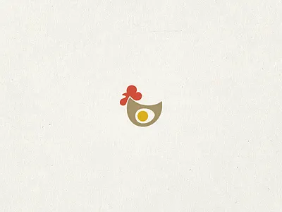 Happy Chicken, Healthy Egg ... key visual logo mark symbol vector graphic