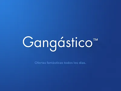 Slide blue gangastico keynote long shadow presentation simple slides startup